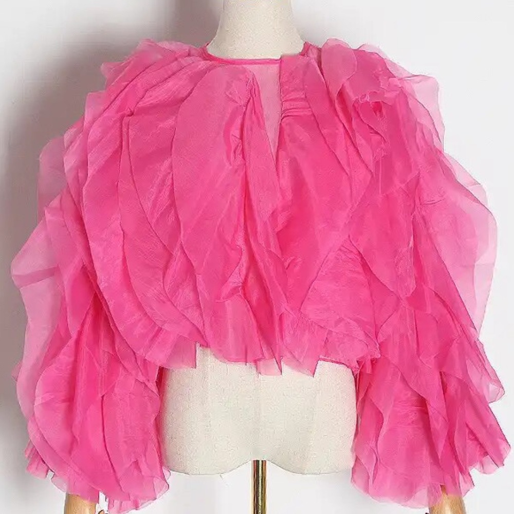 Feather blouse